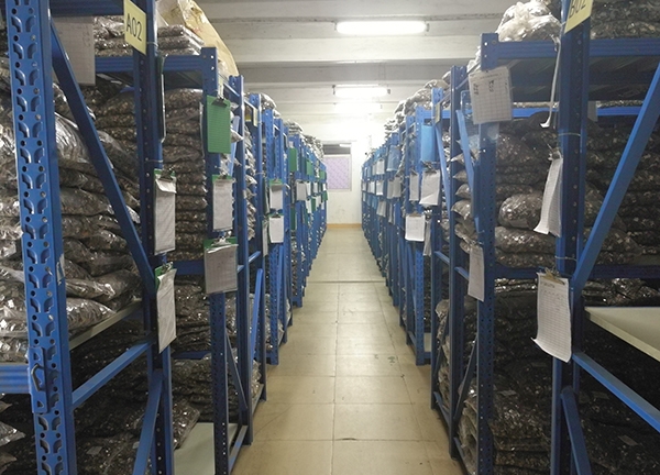 半成品外殼與膠芯倉庫