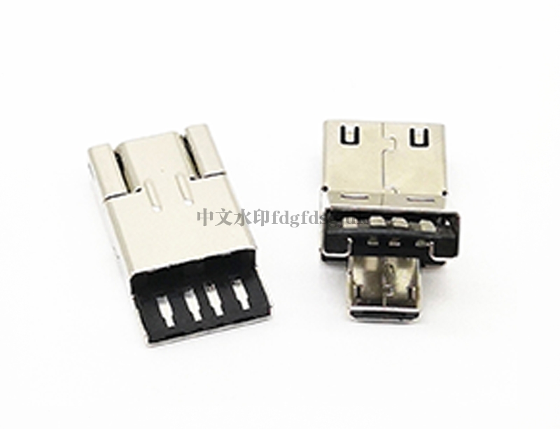 USB2.0 MICRO OTG二合一 焊線式