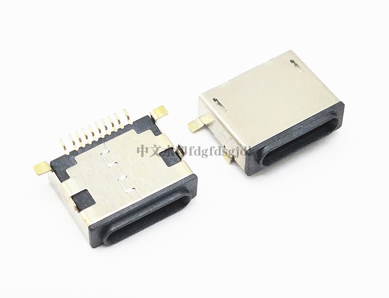 USB 蘋果母座 10Pin 前插后貼 插針