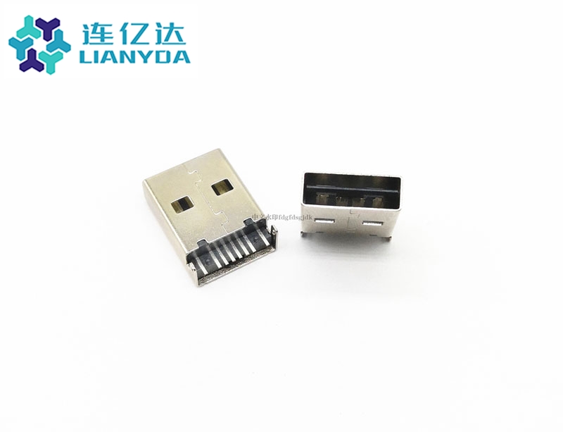 USB 2.0 AM 沉版式 L=15.9 雙面插