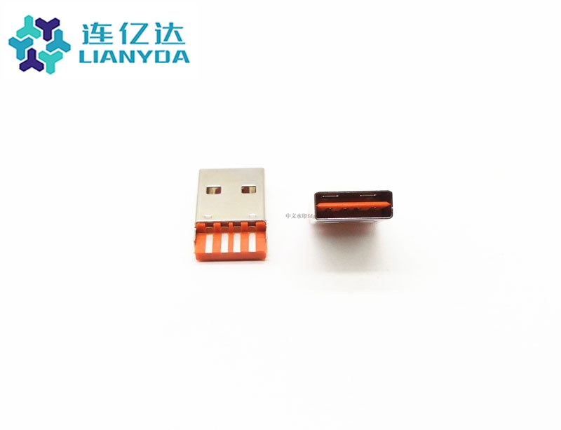 USB 2.0 AM 焊線式 L=19.2雙面插
