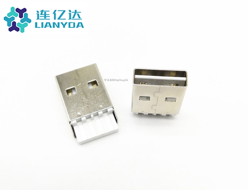 USB 2.0 AM 焊線式 L=19.35雙面插