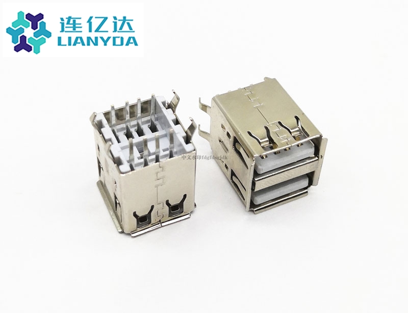 USB 2.0 AF 雙層直插 L=17.0