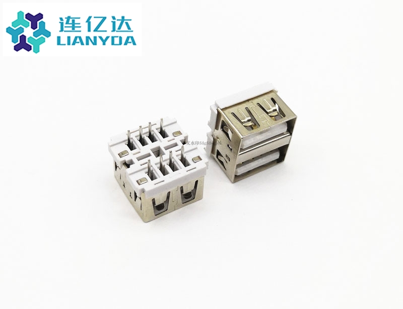 USB 2.0 AF 雙層直插 L=10.0