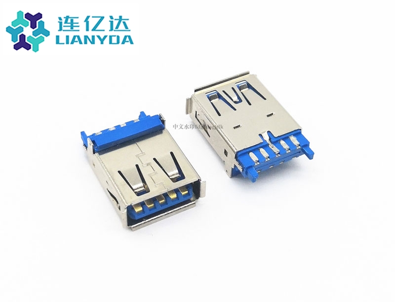 USB 3.0 AF 焊線 L=15.1 帶臺階  加錫