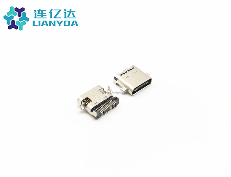 USB3.1 CF 24Pin 雙排貼 沉板0.8